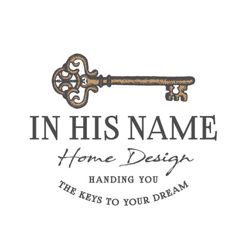 Key logo with the title 'In His Name'