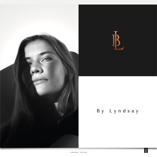 Cosmetics logo with the title 'BY LYNDSAY'