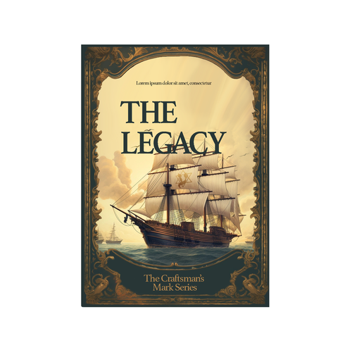 Classic book cover with the title 'Book cover for "The Legacy"'