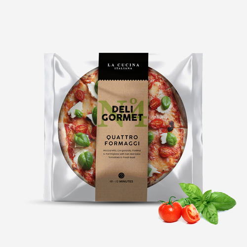 Pizza packaging with the title 'Pizza Packaging'