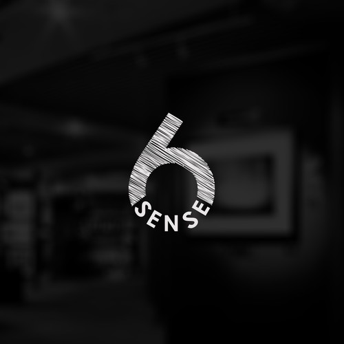 Conceptual brand with the title 'Logo concept for 6 Sense'