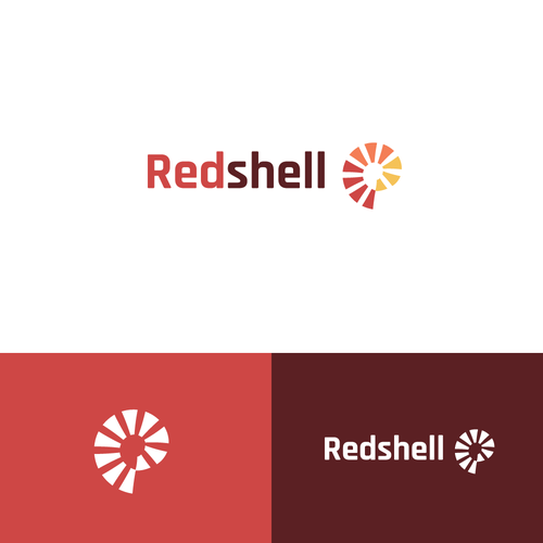 Energy brand with the title 'RedShell Energy Logo'