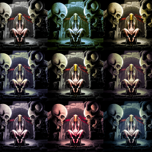 Metal artwork with the title 'Bridger Band Album Art'