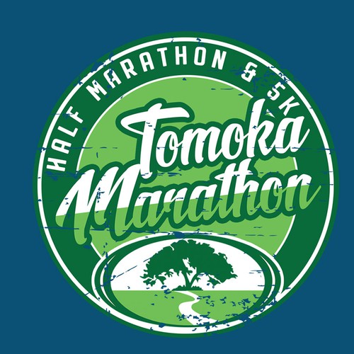 Marathon design with the title 'tee design'