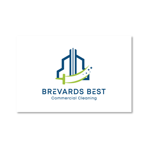 Cleaning company logo with the title 'Logo Design Contest Winner '