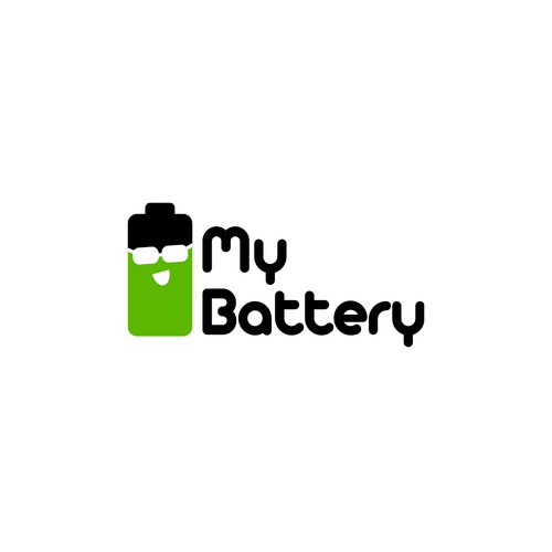 Charger logo with the title 'My Battery App Logo'