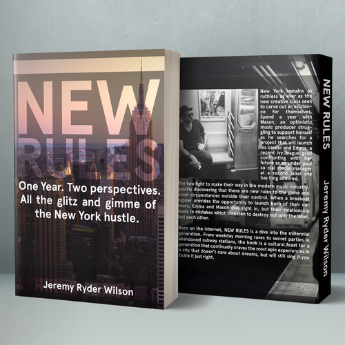 Urban book cover with the title 'Book Cover Design'