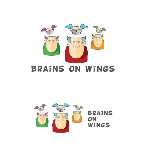 Imagine logo with the title 'New Logo for "brains on wings" ~ GUARANTEED ~ $51 EXTRA!'