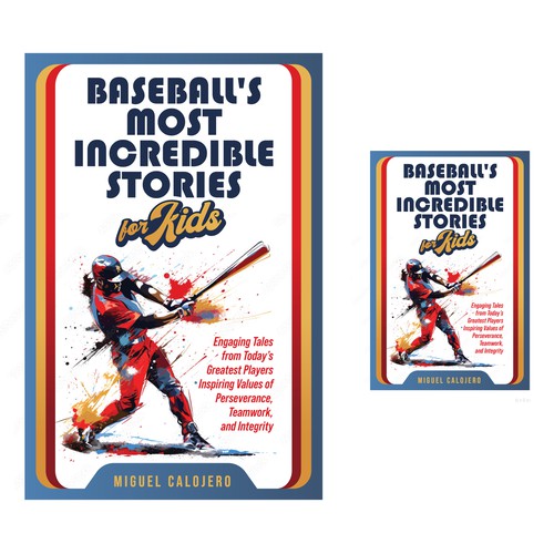 Baseball book cover with the title 'Baseball´s most incredible stories for Kids'