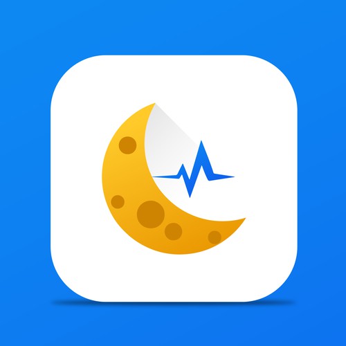 Deep design with the title 'Somnofy iOS Icon'