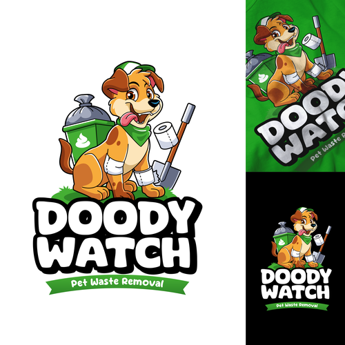 Puppy design with the title 'Doody Watch'