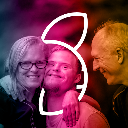 Nonprofit brand with the title 'Straight-Up Disability Support'