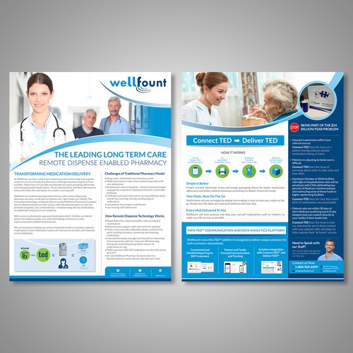 Healthcare design with the title 'Healthcare Pharmacy Flyer'