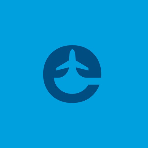 Jet logo with the title 'wordmark Logo for Marketing agency | Letter e'