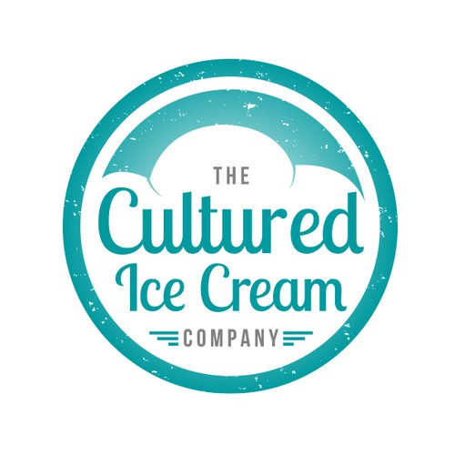 Tasty logo with the title 'Logo for healthy ice cream'