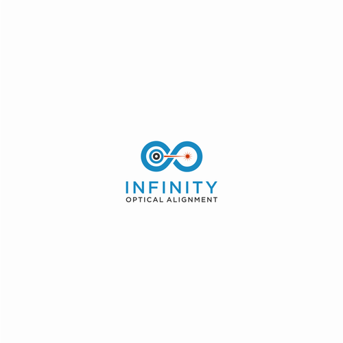 Optical design with the title 'Industrial alignment company named Infinity needs a new logo!'