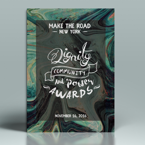 Flyer artwork with the title 'Poster - Make the Road'