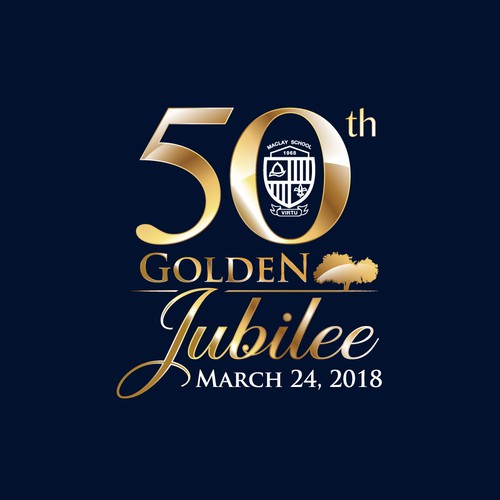 50 years golden jubilee logo