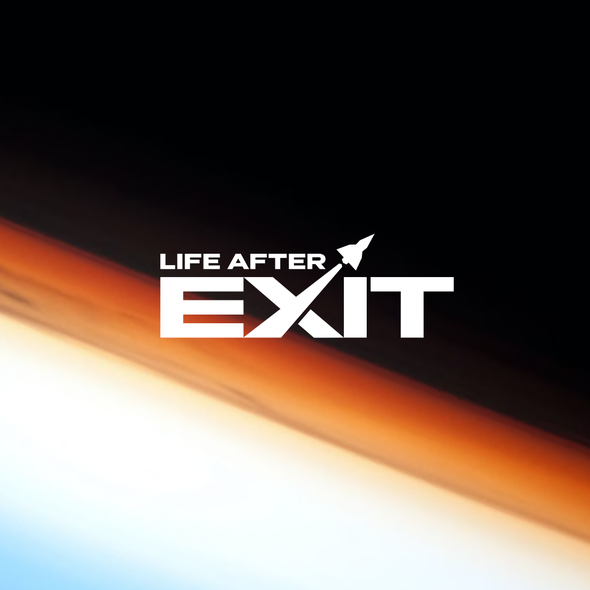 Entrepreneur brand with the title 'Logo for Life After Exit'