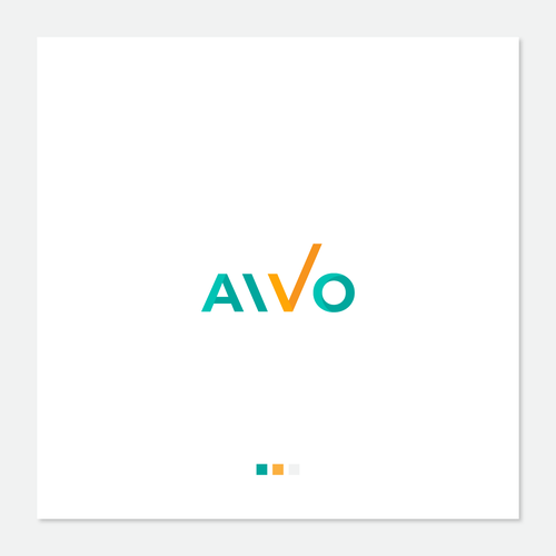 Yellow brand with the title 'Aivo Logo Design'