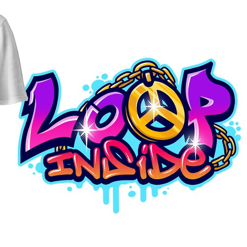 Graffiti design with the title 'Loop Inside'