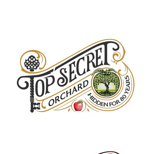 Orchard design with the title 'Top Secret Orchard'