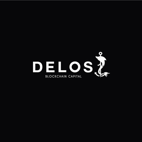 Dolphin design with the title 'Delos'