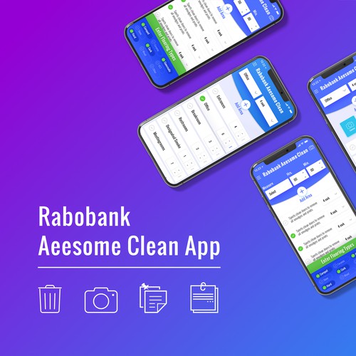 New design with the title 'Mobile App'