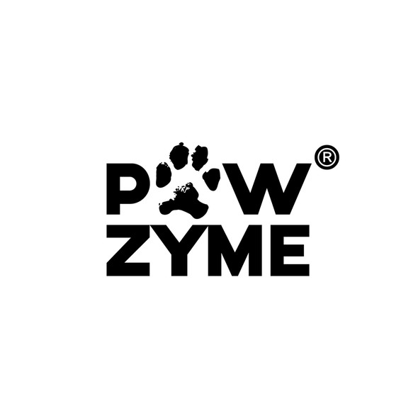 Footprint logo with the title 'Paw brand logo design for the pet animal food product'