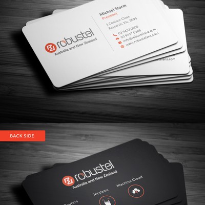 Modern Sleek Professional Business Card