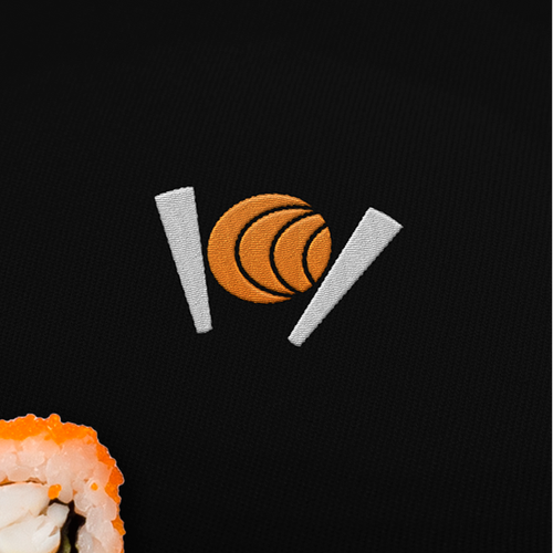 Japanese restaurant design with the title 'Chikara Sushi'