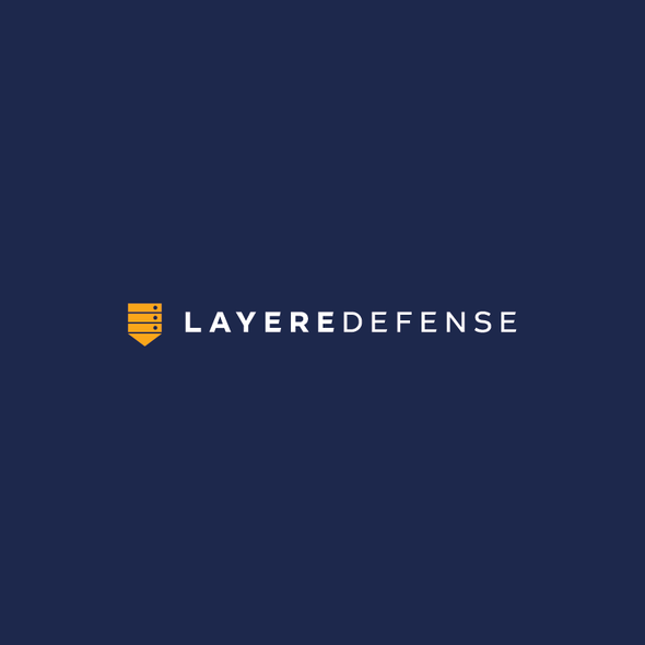 Server design with the title 'LayereDefense Logo'