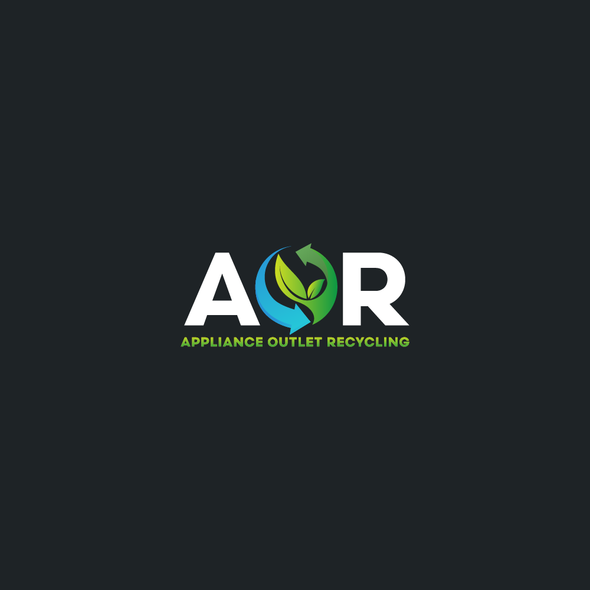 Recycling brand with the title 'Eye Catching Design For A.O.R'