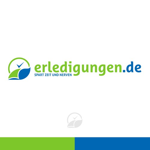 Time logo with the title 'Logo for erledigungen.de'