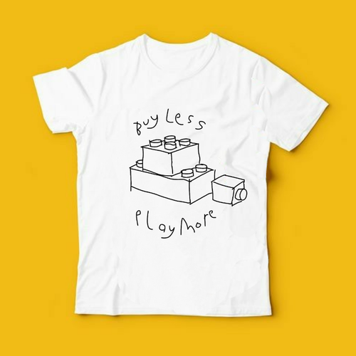 Brush pen design with the title 'Childhood'