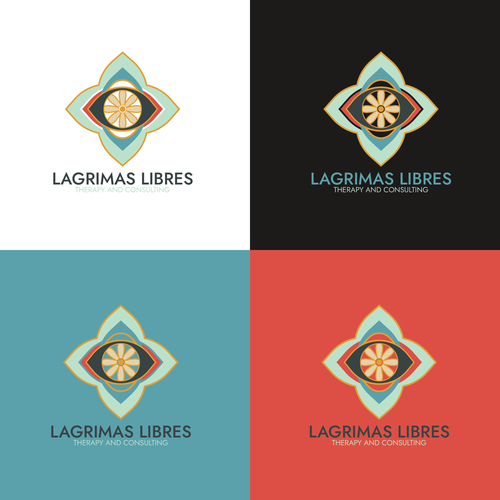 Work logo with the title 'Vintage option logo for LAGRIMAS LIBRES'