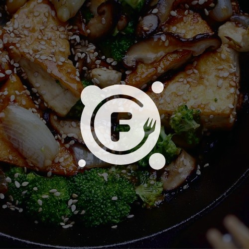 Discount design with the title 'Logo for food App'
