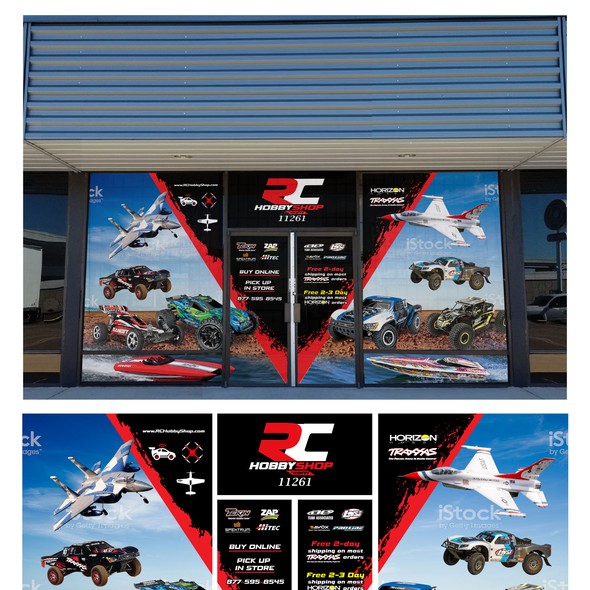 Hobby design with the title 'RC Hobby Shop '