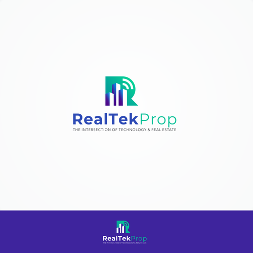 Aqua logo with the title 'R buildings'