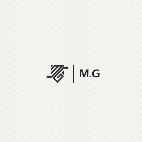 M brand with the title 'logo for Mr. M.G'