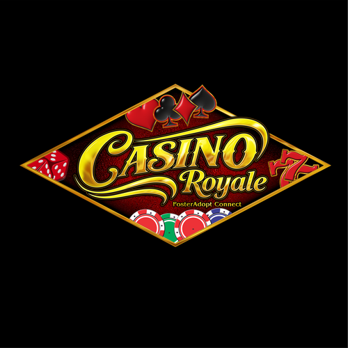 Casino logo with the title 'Logo for a Casino Night'