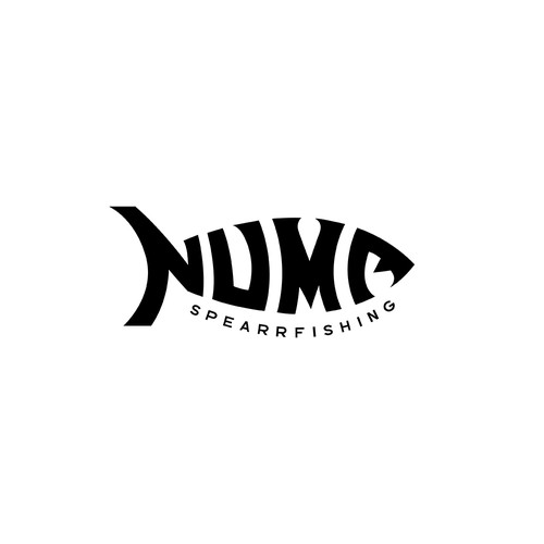 Sketchbook logo with the title 'Numa Spearfishing'