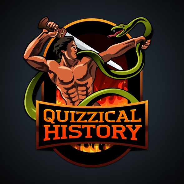 Barbarian logo with the title 'Historic Logo for a Website'