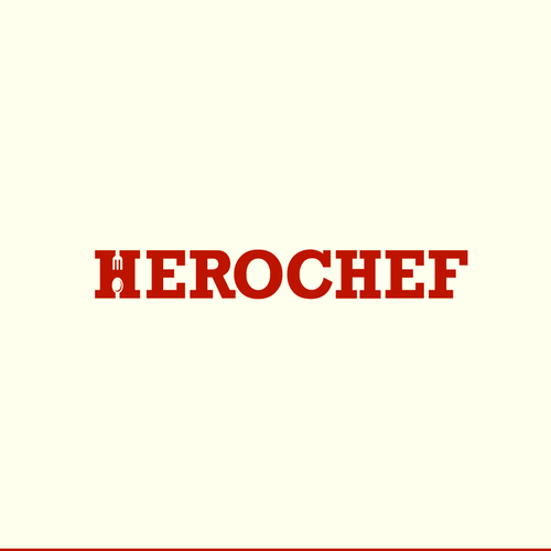 Cook design with the title 'Hero Chef - Design a Logo for an Innovative Kitchenware Company!'