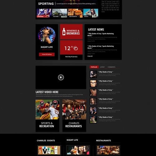 News website with the title 'Design the go-to website for St. Charles County (Greater St. Louis Region)'