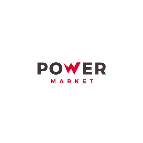 Spark logo with the title 'Power Market Logo'
