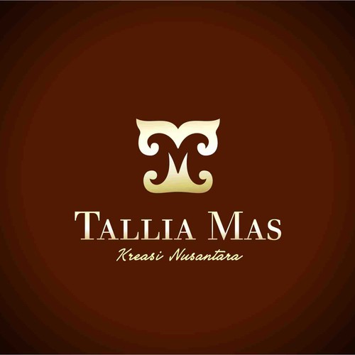 Tm logo with the title 'logo for a batik producer Tallia Mas'