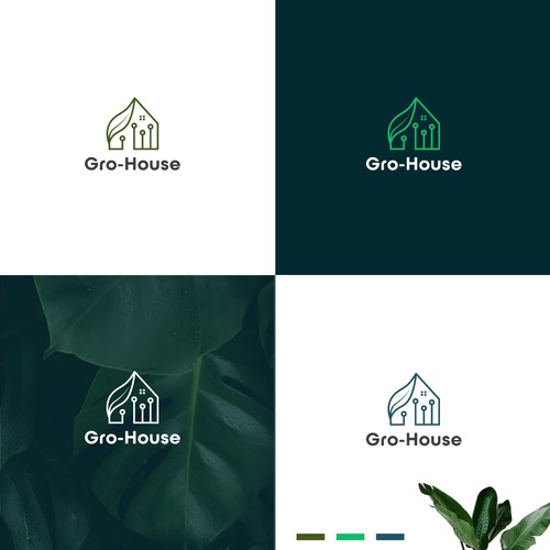 Greenhouse design with the title 'Gro-House'