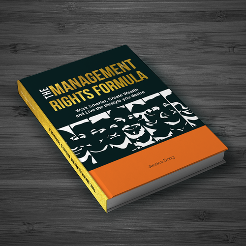 Management book cover with the title 'Book cover "The Management rights formula"'