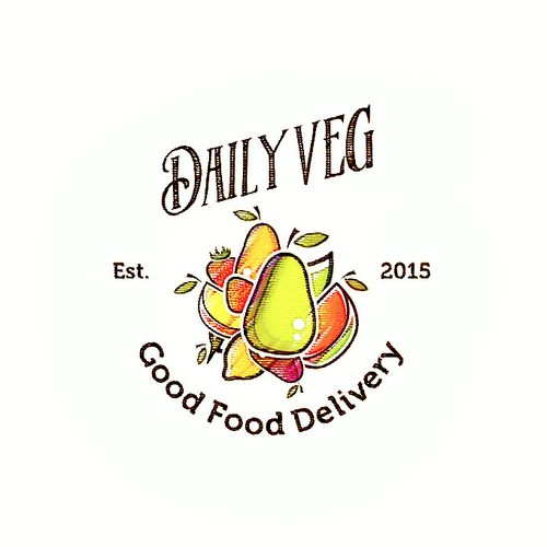 Juice logo with the title 'Daily Veg'